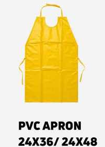 Waterproof Chemical Resistant Yellow PVC Apron