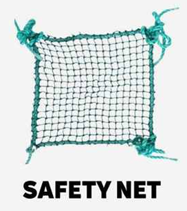 High-Tension Square Mesh Building Fall Protection Net
