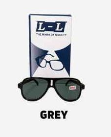 L-L Aviator Style Dark Shade Industrial Safety Glasses