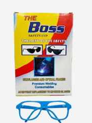 The Boss Blue Frame Clear Lens Industrial Protective Glasses