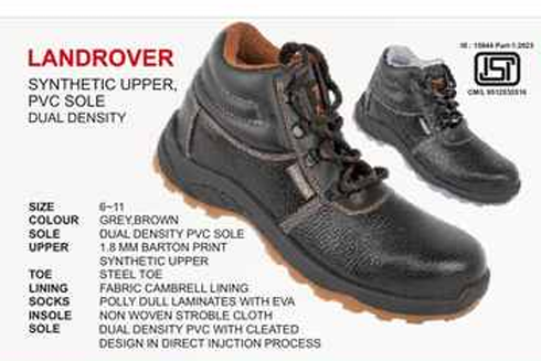 Landrover High Ankle Dual Density PVC Sole Safety Boots