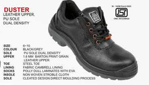Duster Barton Print Grain Leather Dual Density PU Sole Shoes
