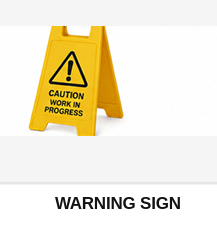 Caution Work In Progress Foldable A-Frame Warning Sign