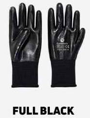 Coated Gloves – Full Black