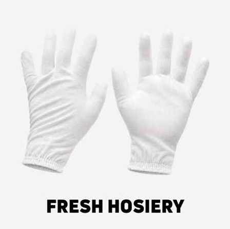 Fresh White Hosiery Precision Gloves