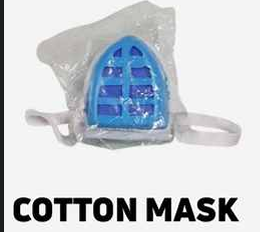 Blue Frame Mesh Industrial Dust Cotton Mask